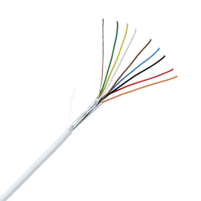 Stranded Data Wire 8x0.22mm2 Stranded BC Bare Copper Conductor CPR ECA Alarm Cable for ...