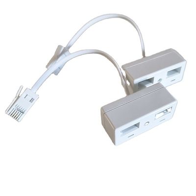 Vdsl Rj45 ADSL Splitter for RJ11 RJ45 6P6C US VDSL POTS Modem Phone Versatile ...