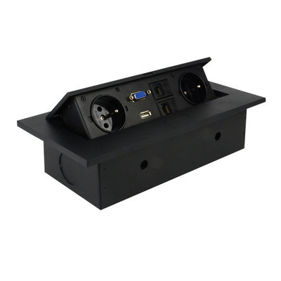 Office Computer Socket Bank Desktop Connection Data Box for Office Desk Media Socket in Germany ...