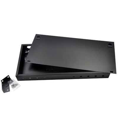 48 Ports 19inch Rack Mount Termination Box with Fiber Optic Patch Panel ...